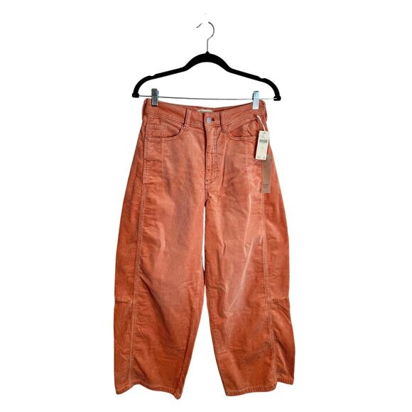 Anthropologie NWT Pilcro The Kenna Heritage Mid-Rise Corduroy Barrel Jean 25 - Picture 6 of 11